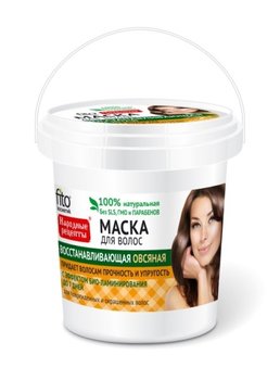 Fitocosmetics, Przepisy Ludowe, maska do włosów owsiana regenerująca, 155 ml - Fitocosmetics