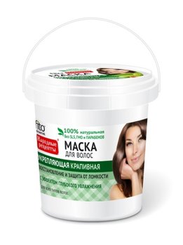 Fitocosmetics, Przepisy Ludowe, maska do włosów pokrzywowa wzmacniająca, 155 ml - Fitocosmetics
