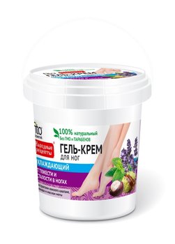 Fitocosmetics, Przepisy Ludowe, żel-krem do stóp chłodzący, 155 ml - Fitocosmetics
