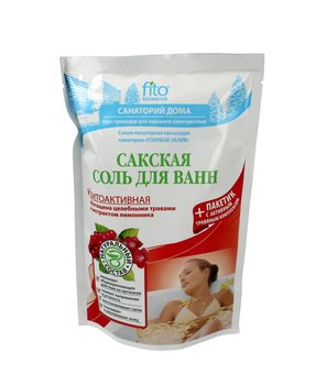 Fitocosmetics, sól do kąpieli Sakska naturalna fitoaktywna, 530 g - Fitocosmetics