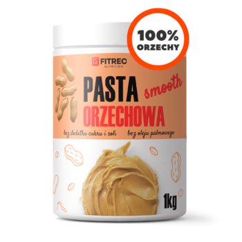 FitRec Pasta orzechowa Smooth 1 kg - FitRec