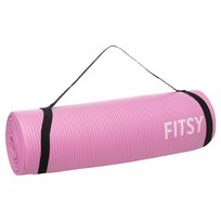 Fitsy, Duża Mata Do Ćwiczeń, Różowa, 183 x 60 x 1 cm FITSY