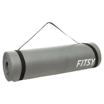 Fitsy, Duża Mata Do Ćwiczeń, Szara, 183 x 60 x 1 cm - FITSY