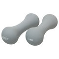 Fitsy, Hantle Neoprenowe, Szare, 2 x 3 kg - FITSY