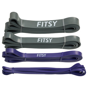 Fitsy, Zestaw Taśm Oporowych, Różnokolorowe, 4 Szt. - FITSY