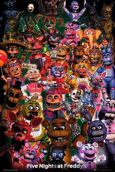 Five Nights at Freddy's Ultimate Group - plakat 61x91,5 cm - GBeye