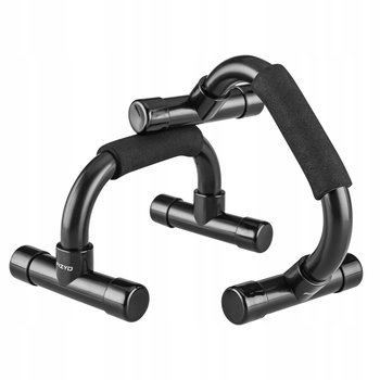 FIZYO 2 Uchwyty do Pompek do Treningu Całego Ciała, Antypoślizgowe Uchwyty z Pianki, Push Up Bar, Domowy Fitness, Chroniące Stawy Nadgarstki, Do Treningu Mięśni i Siłowego, Zestaw 2 sztuk, Uniwersalne - Fizyo