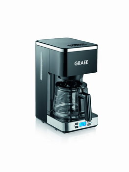 FK 502 czarny , szklany dzbanek, timer, 1,25 liters - Graef