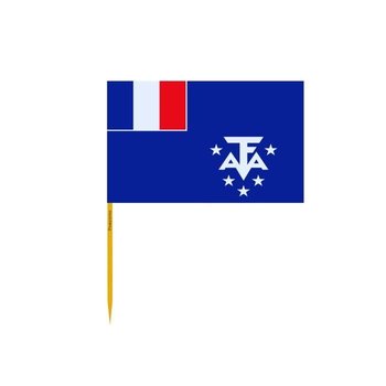 Flaga Antarktydy Francuskiej w partiach po 100 sztuk o długości 10 cm - Inny producent (majster PL)
