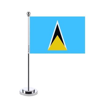 Flaga biurowa Saint Lucia 14x21cm - Inny producent (majster PL)
