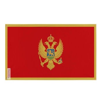 Flaga Czarnogóry 64x96cm z poliestru - Inny producent (majster PL)