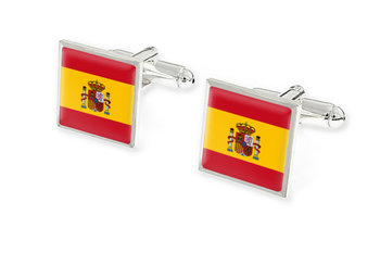 Flaga Hiszpanii - Spinki Mankietowe - Jubileo
