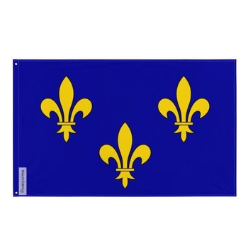 Flaga Île-de-France 60x90cm z poliestru - Inny producent (majster PL)