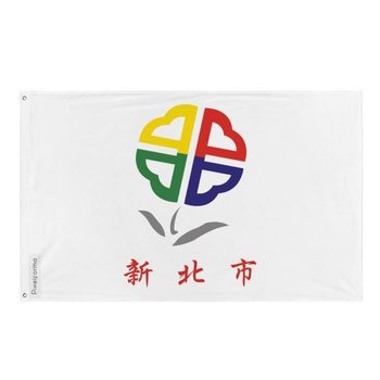 Flaga Nowego Tajpej 192x288 cm, wykonana z poliestru - Inny producent (majster PL)