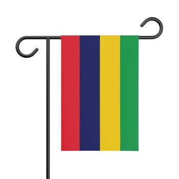 Flaga ogrodowa Mauritiusa 32x47,5 cm, wykonana z poliestru - Inny producent (majster PL)