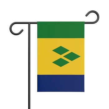 Flaga ogrodowa Saint Vincent i Grenadyny 32x47,5 cm z poliestru - Inny producent (majster PL)