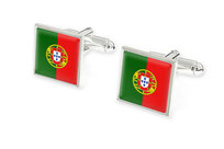 Flaga Portugalia - Spinki Koszulowe