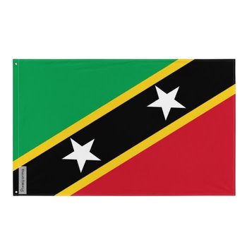 Flaga Saint Kitts i Nevis 60x90 cm z poliestru - Inny producent (majster PL)