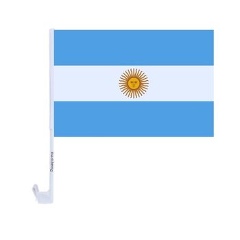 Flaga samochodowa Argentyny z poliestru 14x21cm 10 sztuk - Inny producent (majster PL)