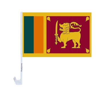 Flaga samochodowa Sri Lanki z poliestru 14x21cm 10 sztuk - Inny producent (majster PL)