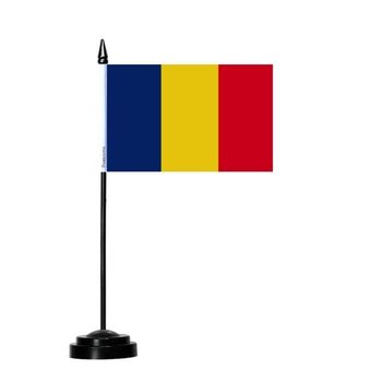 Flaga stołowa Czadu 14x21cm z poliestru - Inny producent (majster PL)