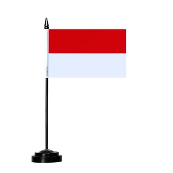 Flaga stołowa Monako 14x21 cm, wykonana z poliestru - Inny producent (majster PL)