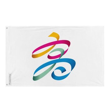 Flaga sygnowana przez Kaohsiung o wymiarach 64x96 cm, wykonana z poliestru - Inny producent (majster PL)