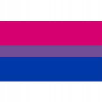 FLAGA TĘCZOWA LGBT DUŻA 90x150cm BISEKSUALNOŚĆ F7 - Inna marka