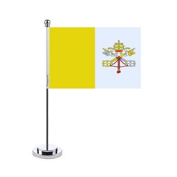 Flaga Urzędu Watykanu 14x21cm z poliestru - Inny producent (majster PL)