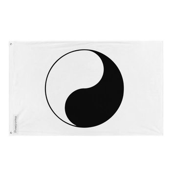 Flaga Yin i Yang 64x96 cm z poliestru - Inny producent (majster PL)