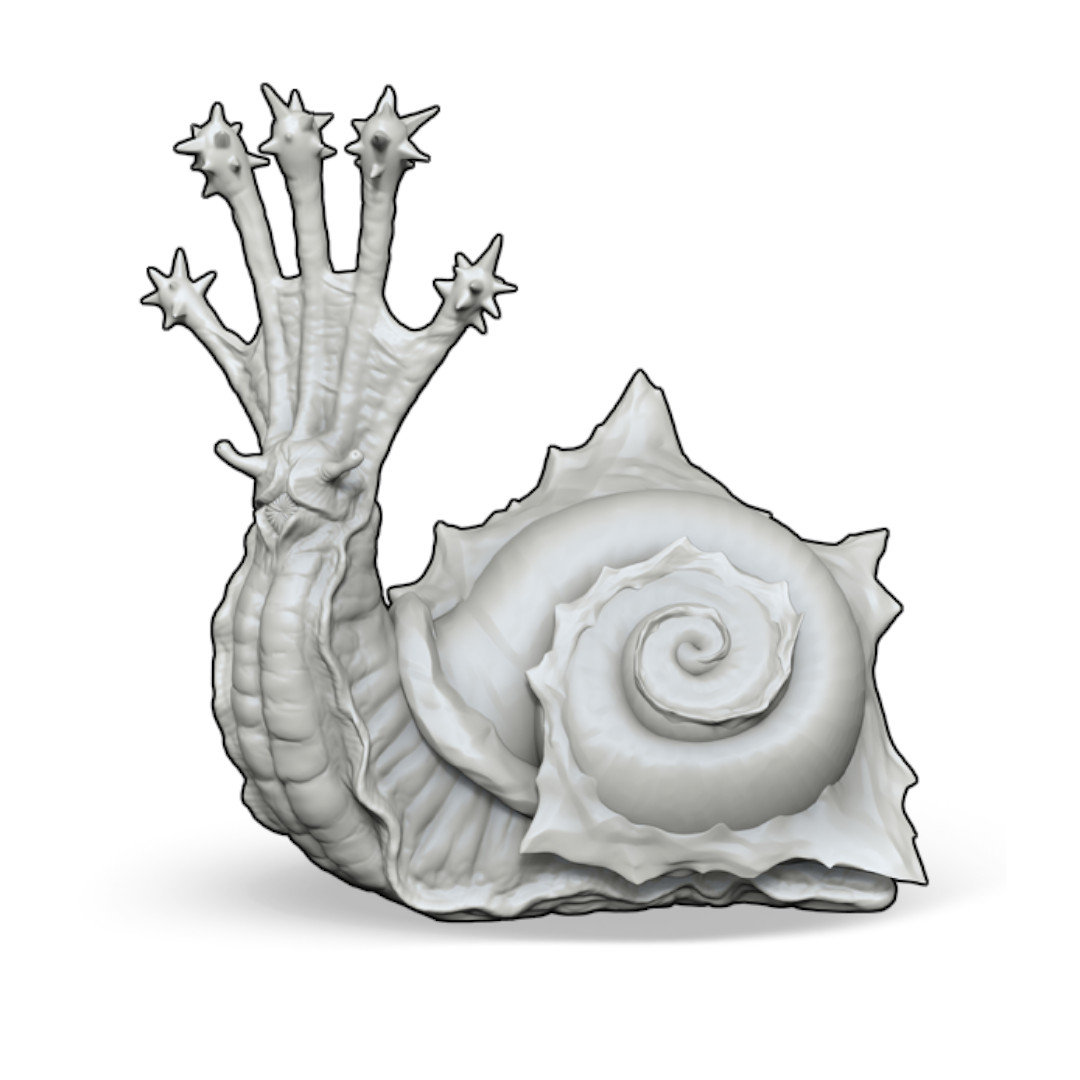Flail Snail / Ślimak Masłak - figurka do RPG (D&D, Pathfinder) - Bendżi ...