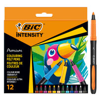 Flamastry 12 kolorów,  Intensity Premium, BIC BIC