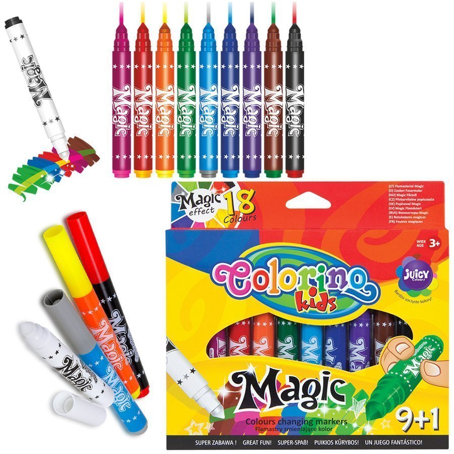 Flamastry Magiczne 10 Kolorów Colorino Kids 34630Ptr - Colorino | Sklep ...
