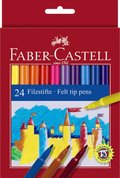 Flamastry, Zamek, 24 kolory - Faber-Castell