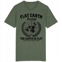 Flat Earth Society Koszulka Płaskoziemcy GILDAN
