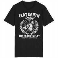 Flat Earth Society Koszulka Płaskoziemcy GILDAN