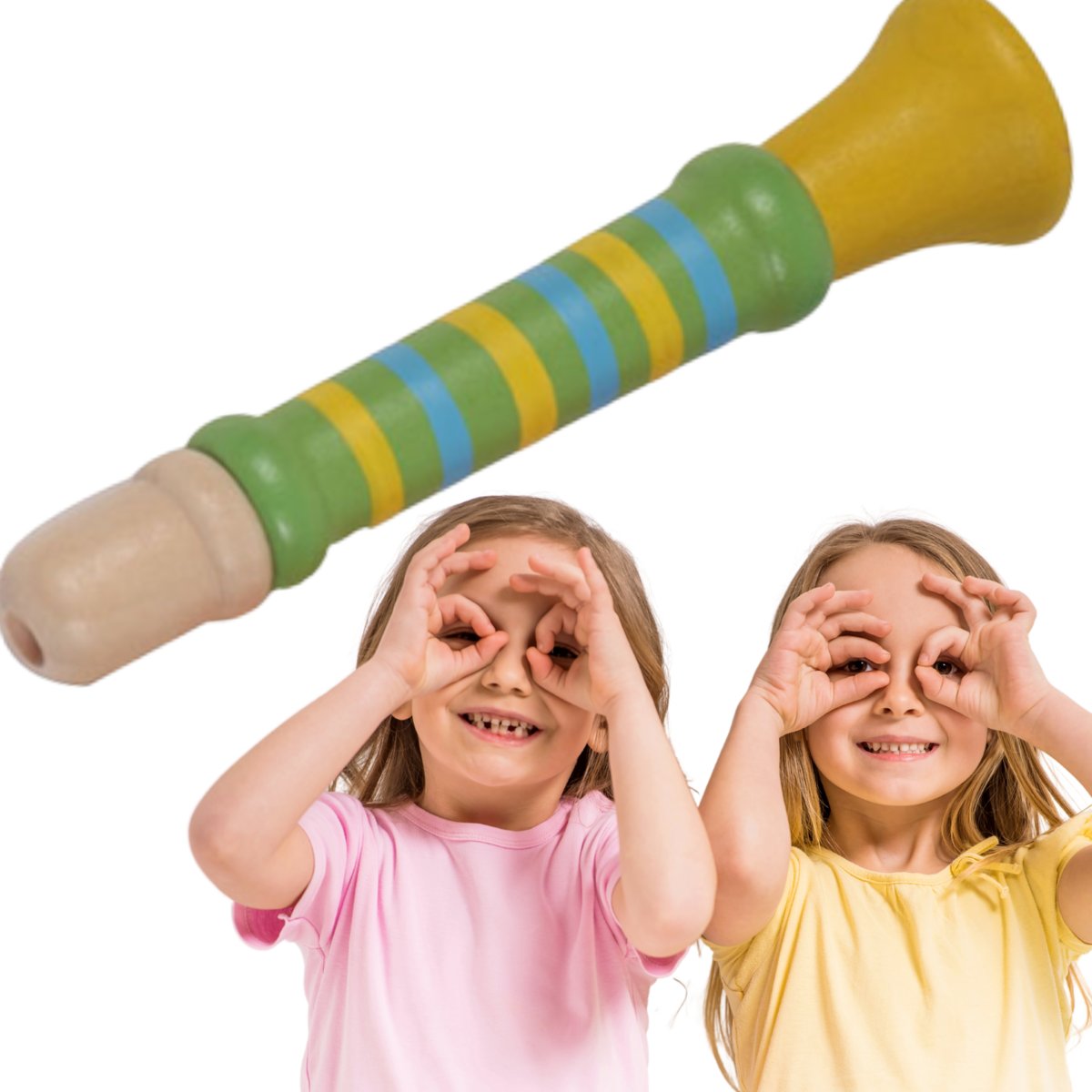 Zdjęcia - Zabawka edukacyjna Flet Drewniany Instrument Muzyczny Dla Dzieci