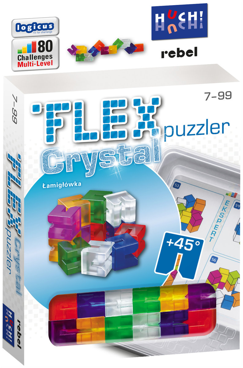 Flex Puzzler: Crystal (Edycja Polska) gra logiczna Rebel