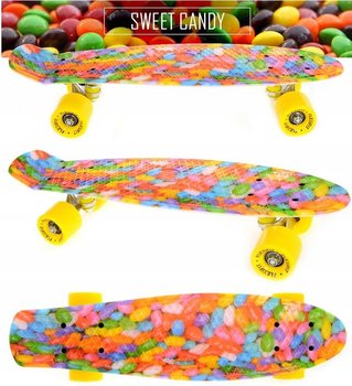 Flexifit, Deskorolka Fishboard Print F6 Sweet Candy, 56 cm - Flexifit