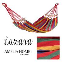 FLHF, Hamak Lazara Czerwony Do Wewnątrz 240x150 Ameliahome cm