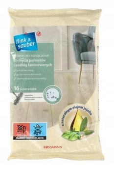 FLINK&SAUBER Ściereczki mokre do mycia parkietów i podłóg laminowanych 16 - inna (Inny)