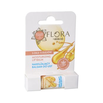 Flora, Balsam do ust nawilżający, 3,8g - Flora