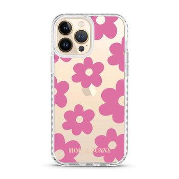 Floral phone case etui obudowa Apple iPhone 13 różowe kwiatki - Apple