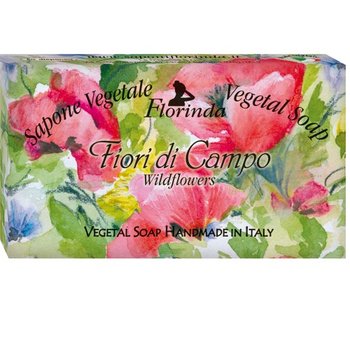 Florinda, mydło naturalne roślinne kwiaty polne, 100 g - Florinda