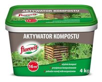 Florovit aktywator kompostu wiadro 4kg komposter przyszpiesza kompostowanie