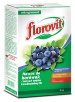 Florovit nawóz do borówek i innych roślin kwaśnolubnych karton 1kg