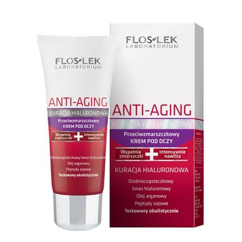 Floslek, Anti-Aging, przeciwzmarszczkowy krem pod oczy, 30 ml - Floslek