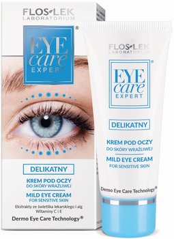 Floslek, Eye Care, delikatny krem pod oczy do skóry wrażliwej, 30 ml - FLOS-LEK