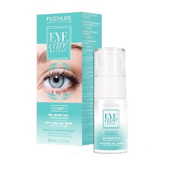 Floslek, Eye Care Expert, żel-maseczka pod oczy kojąca, 15 ml - Floslek