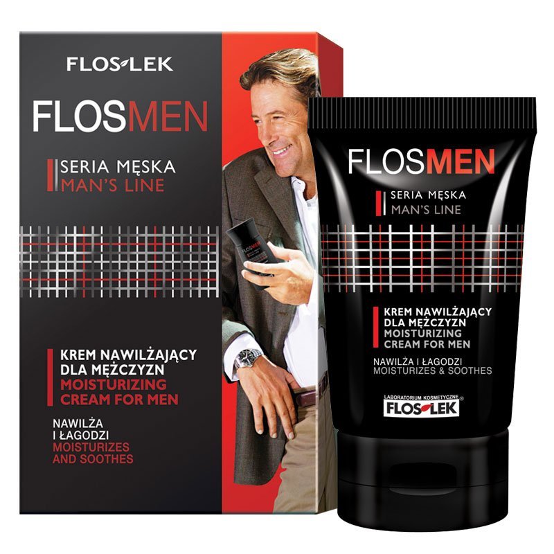 Фото - Інша косметика FlosLek , Flosmen, krem nawilżający dla mężczyzn, 50 ml 